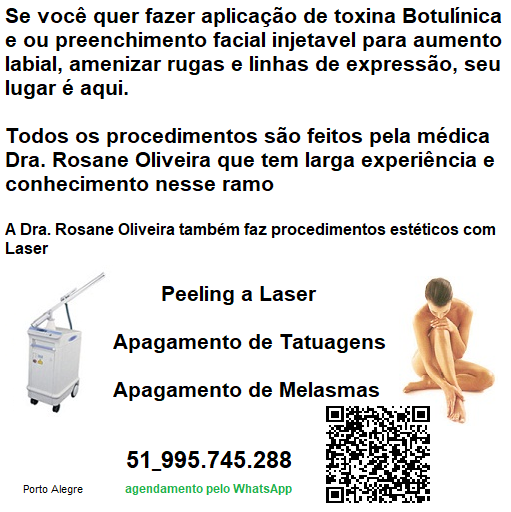 Aplicação de toxina botulínica para suavisar rugas e linhas de expressão